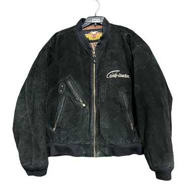 vintage harley davidson v twin power jacket size … - image 1