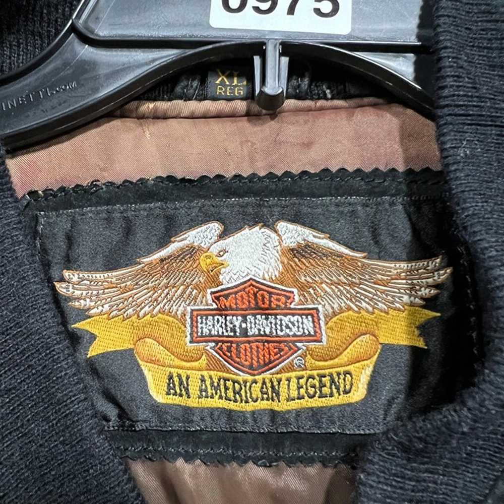vintage harley davidson v twin power jacket size … - image 4
