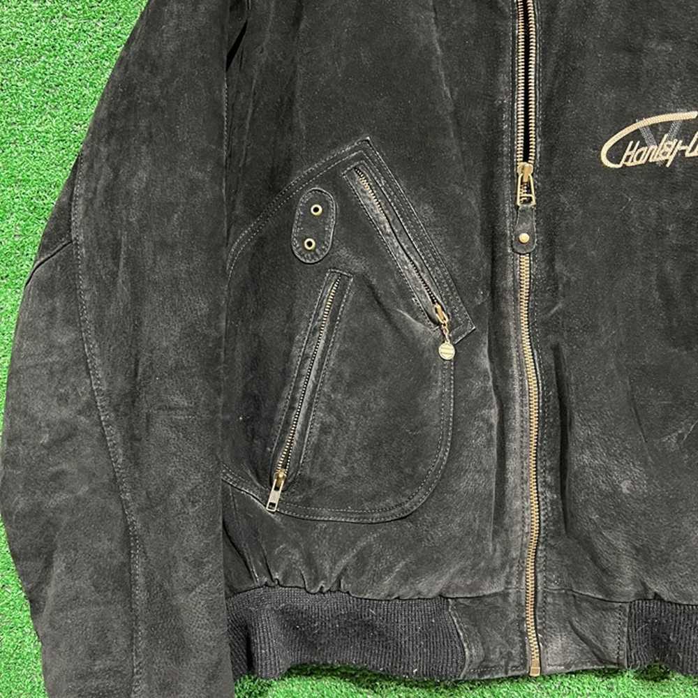 vintage harley davidson v twin power jacket size … - image 5