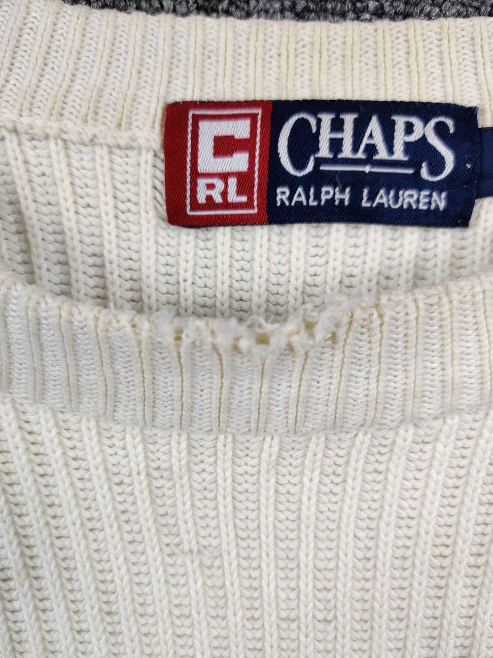 Chaps Ralph Lauren × Coloured Cable Knit Sweater … - image 8