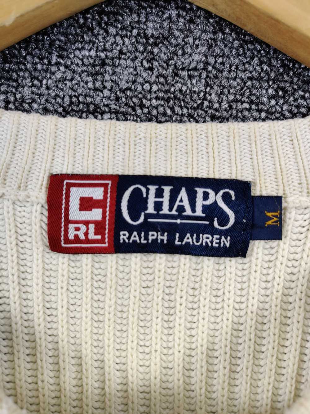 Chaps Ralph Lauren × Coloured Cable Knit Sweater … - image 9