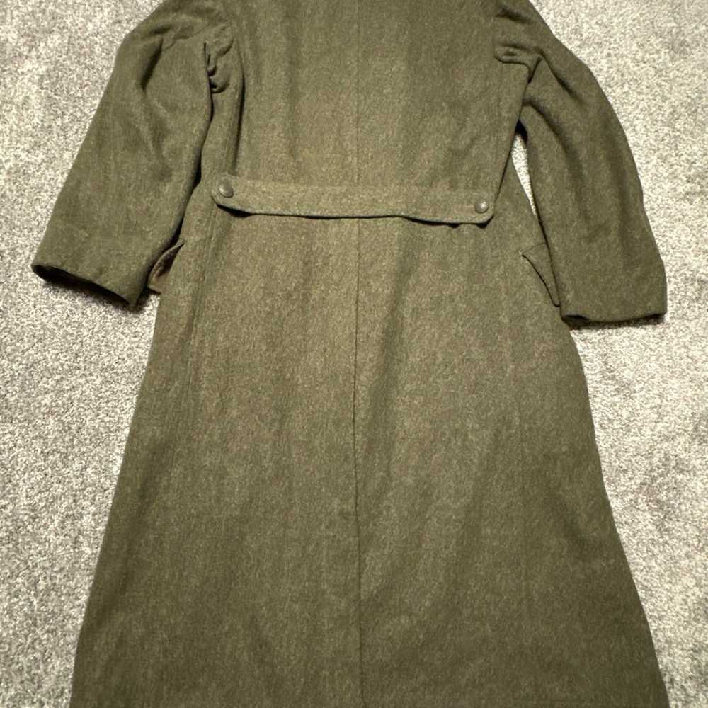 Vintage 1941 WWII Swedish Army Double Breast Wool… - image 12