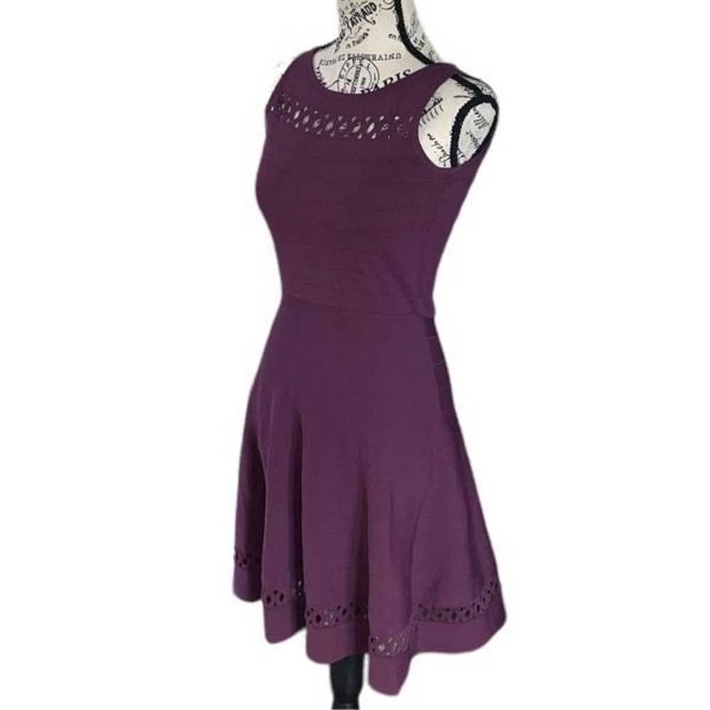 French Connection knitted skater dress with cutwo… - image 4
