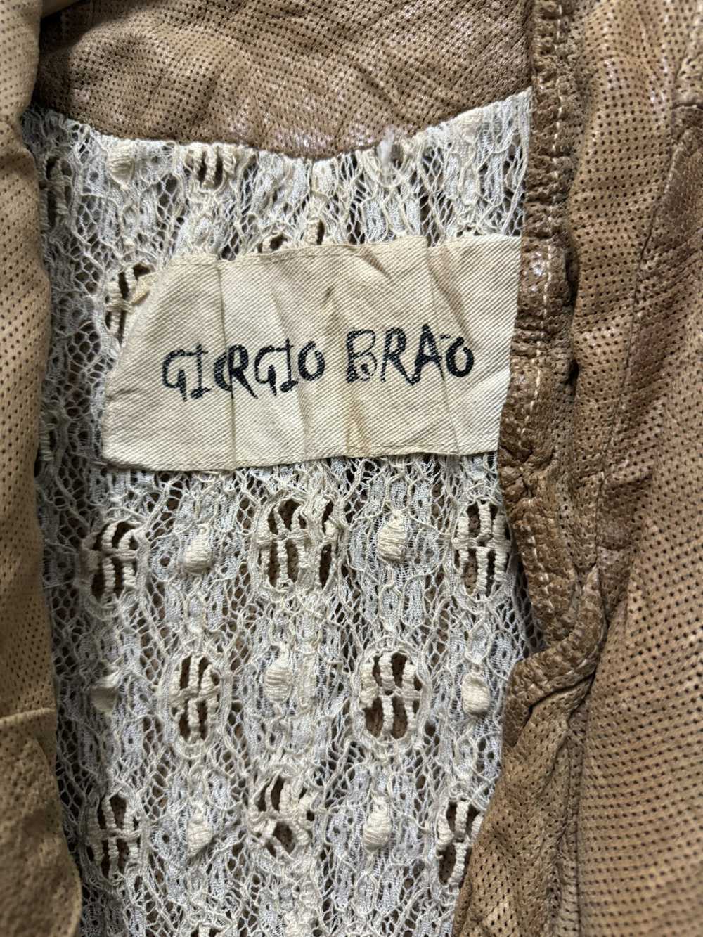 Giorgio Brato × Vintage Giorgio Brato leather jac… - image 7