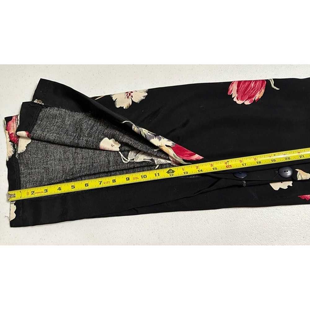 Vintage Stuart Alan Dress Women's Size 8 Black Fl… - image 10