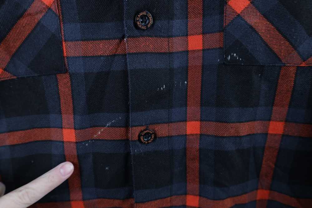 Vintage Dixxon Flannel Company Pan Flannel Button… - image 4