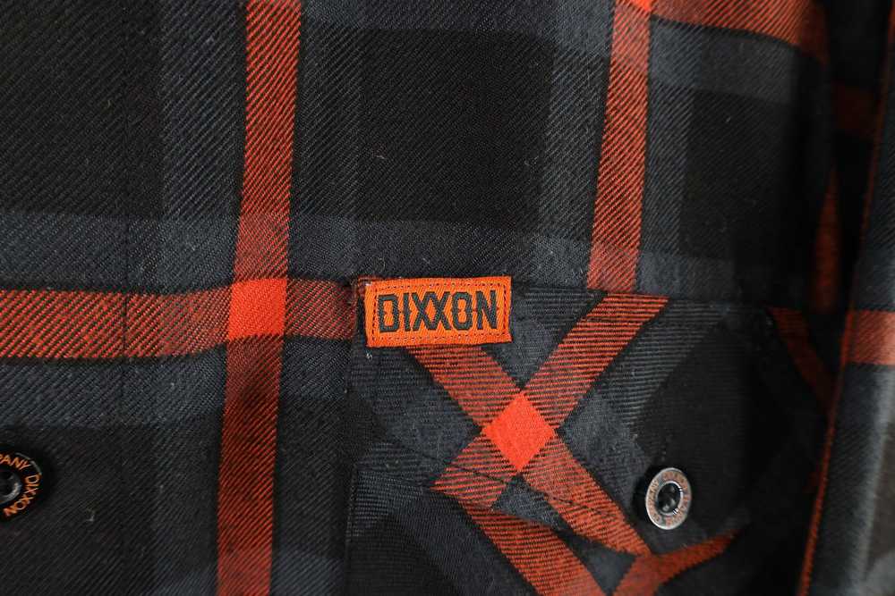 Vintage Dixxon Flannel Company Pan Flannel Button… - image 5