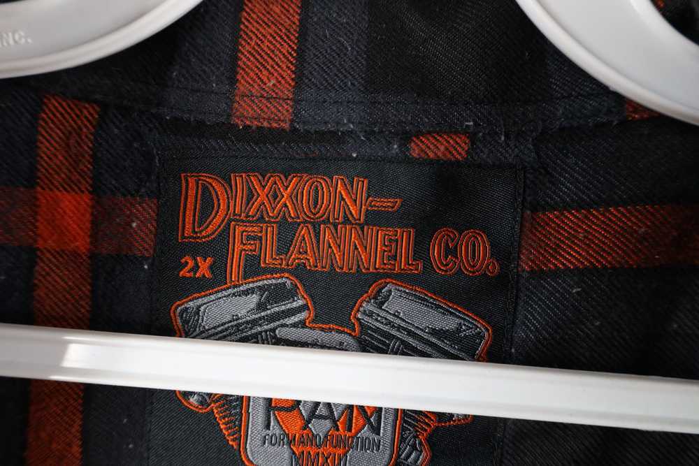 Vintage Dixxon Flannel Company Pan Flannel Button… - image 8