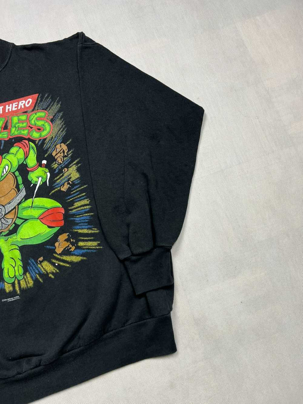 Rare × Vintage Rare Sweatshirt Turtles 1990s vint… - image 4