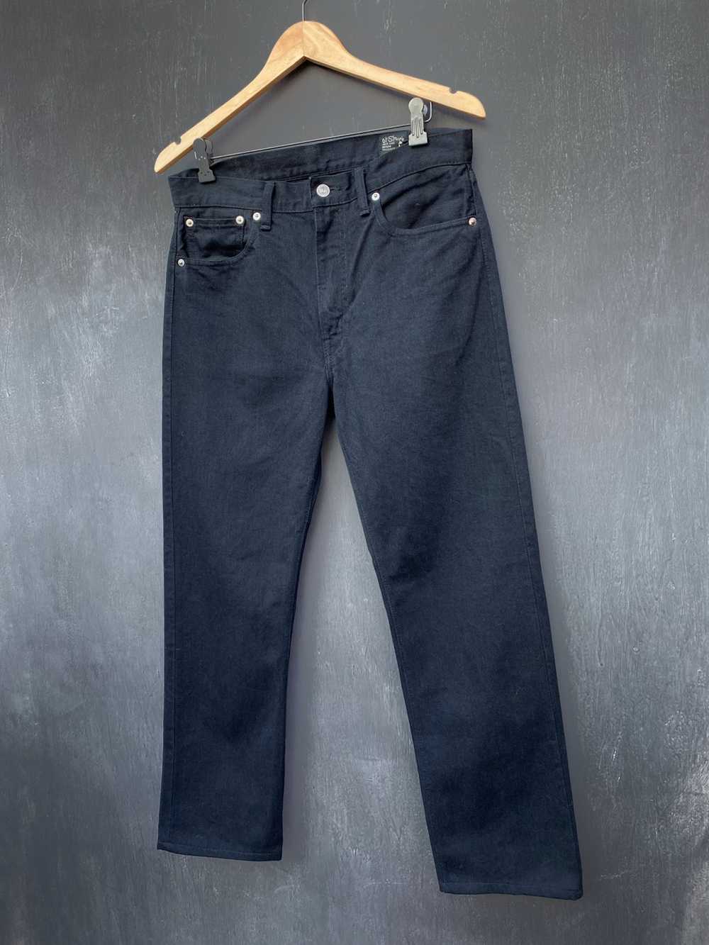 Japanese Brand × Orslow Orslow 107W black denim j… - image 2