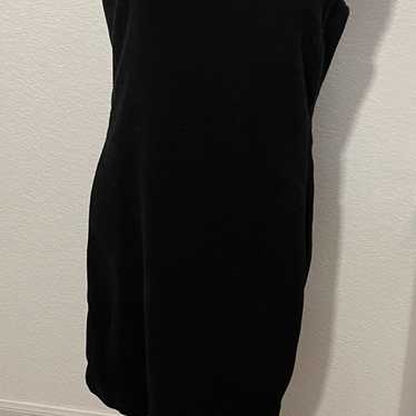 Wool Black Sheath Dress - image 1