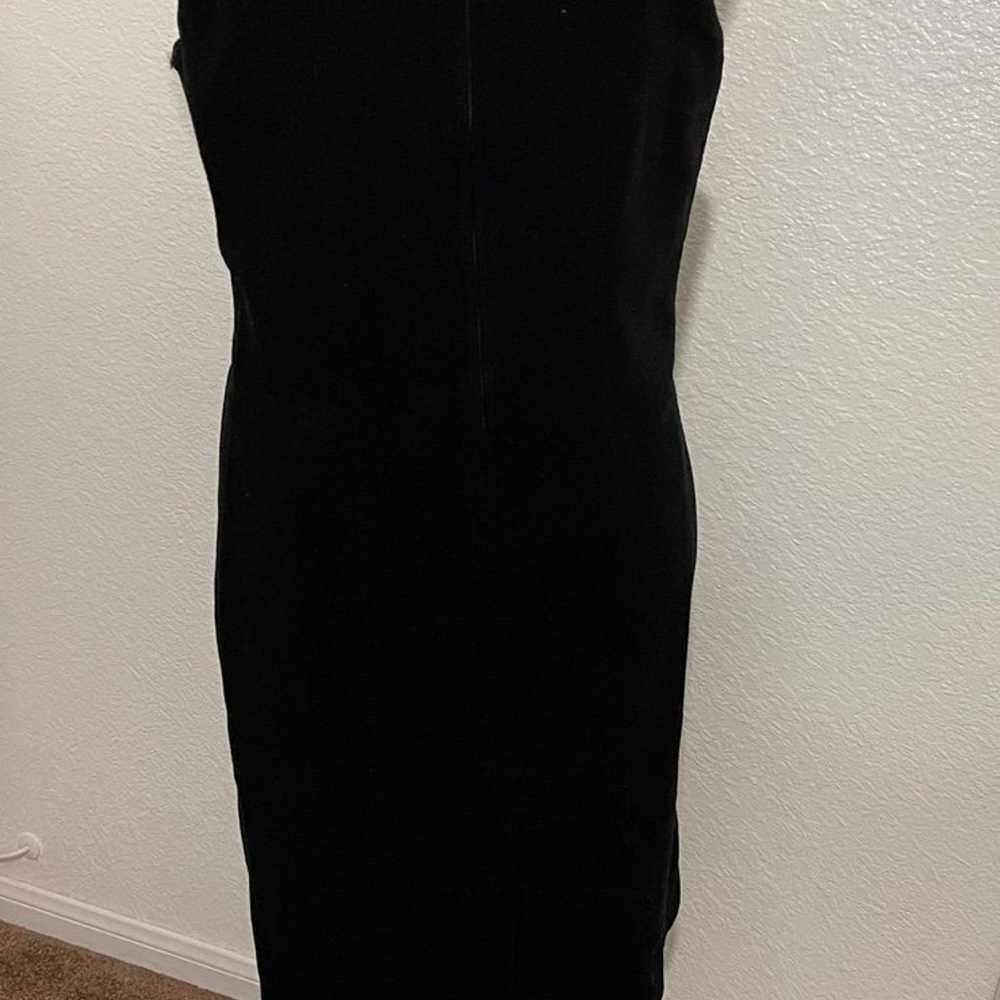 Wool Black Sheath Dress - image 2