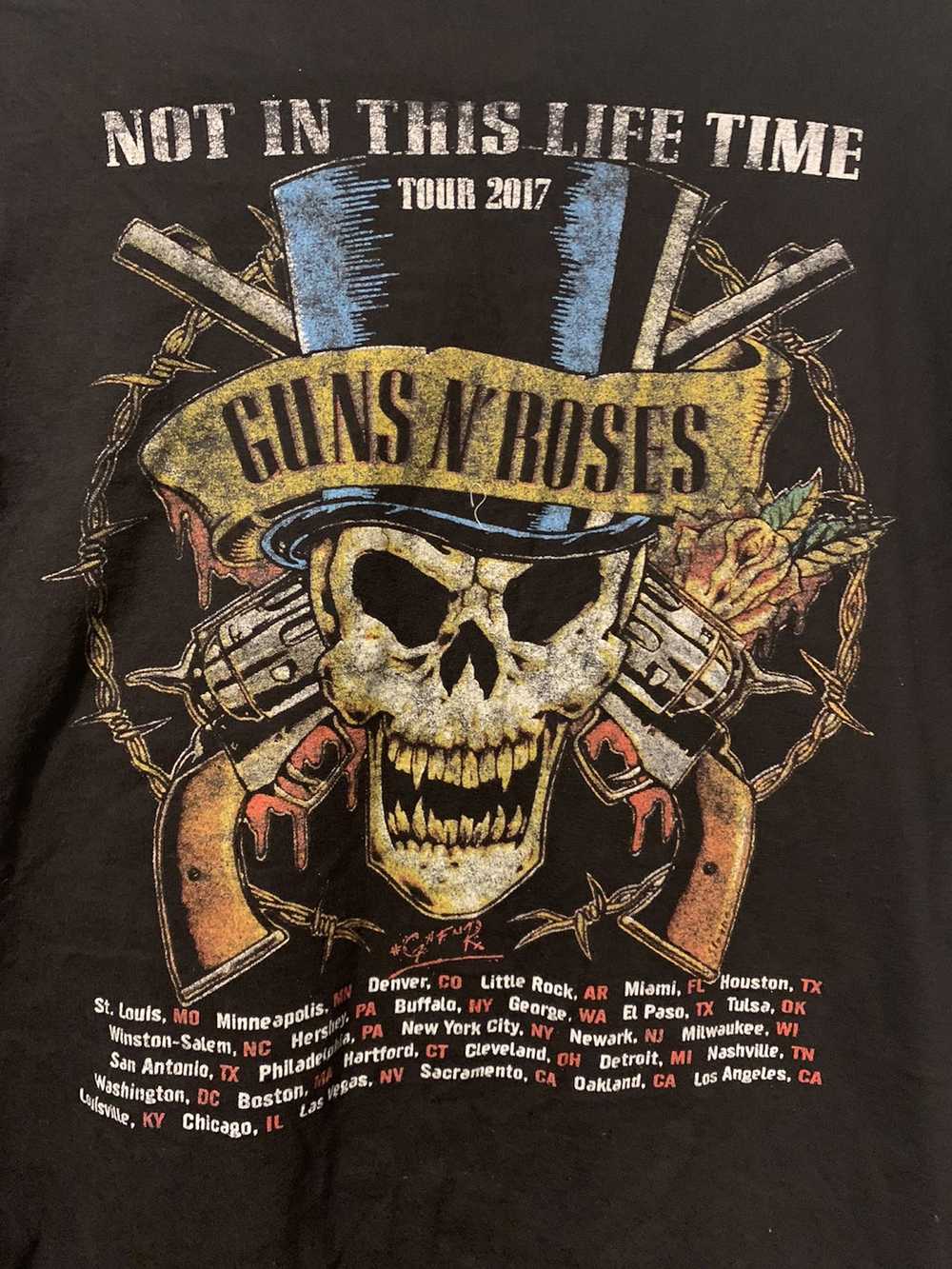Band Tees × Guns N Roses × Tour Tee 2017 Guns N R… - image 4