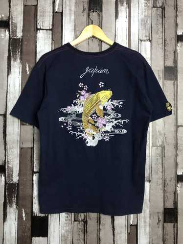 Sukajan t shirts fish - Gem