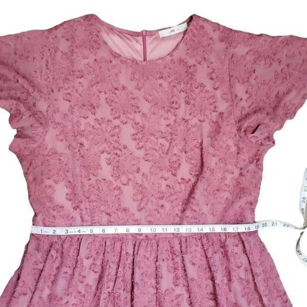 Junie Blake Textured Medium Sheer Dress Sz XL - image 10