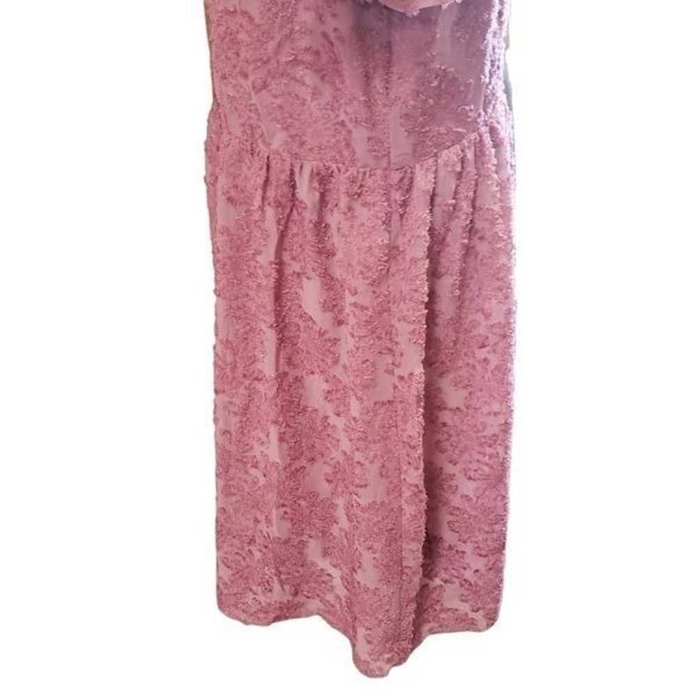 Junie Blake Textured Medium Sheer Dress Sz XL - image 6