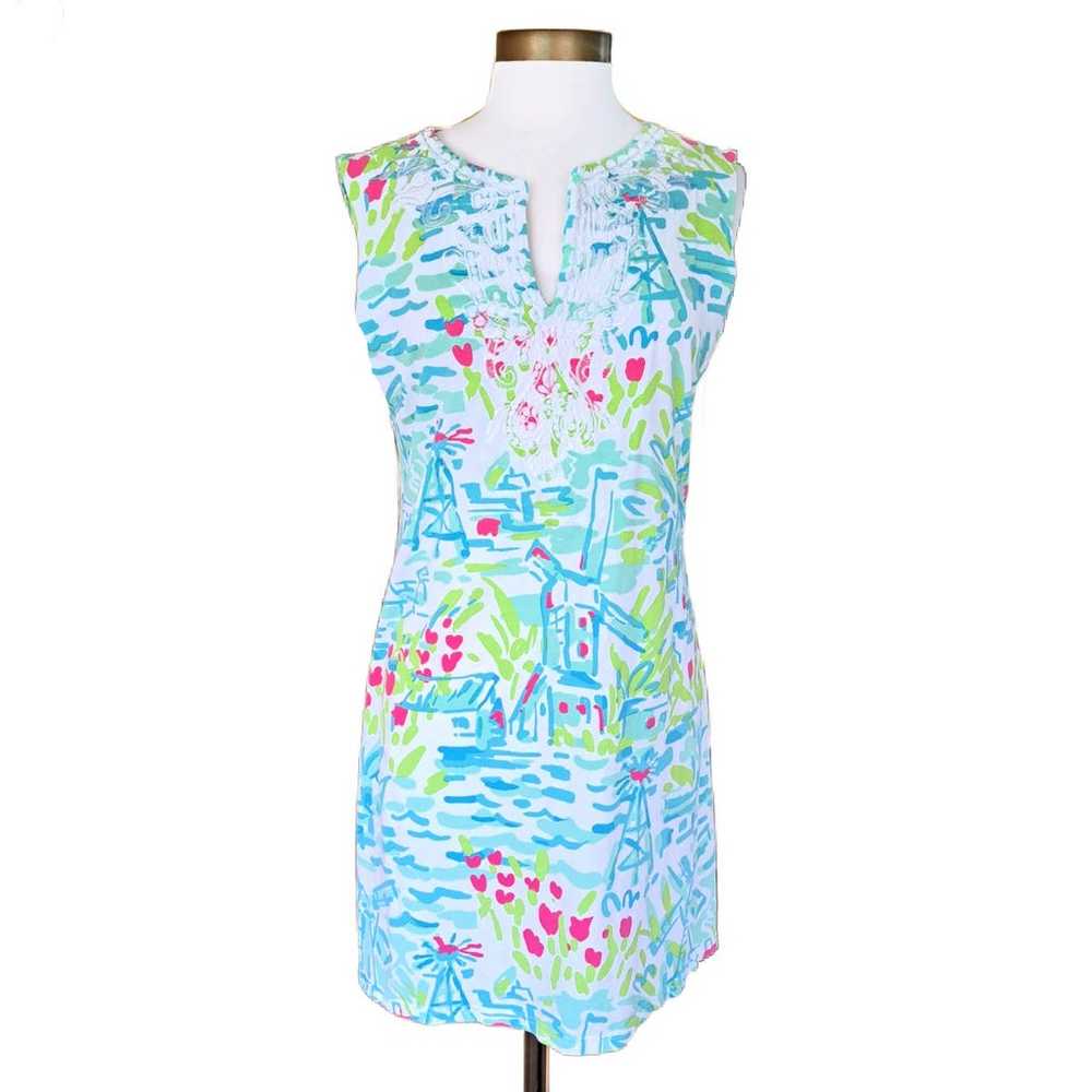 BARBARA GERWIT Vintage Sleeveless Shift Dress XL … - image 5