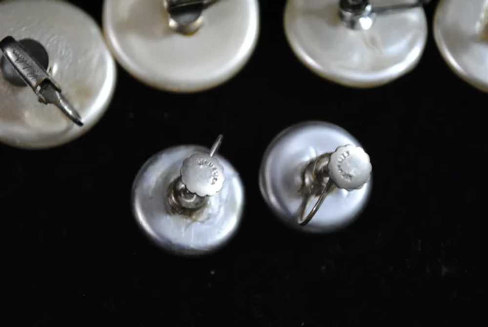 Set of 3 Richelieu Faux Pearl Clip-on and Screw-b… - image 10