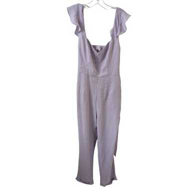 Superdown Size Small Gloria Flutter Smocked Jumps… - image 1