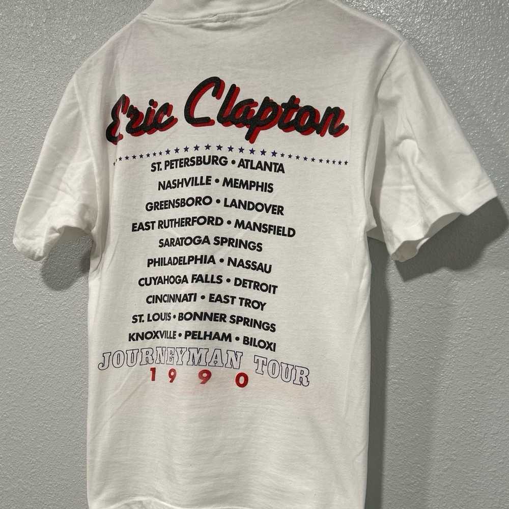 Vintage Eric Clapton T-Shirt Mens Medium White 19… - image 11