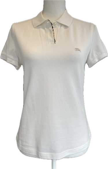 Burberry White Cotton Polo Shirt, M - image 1