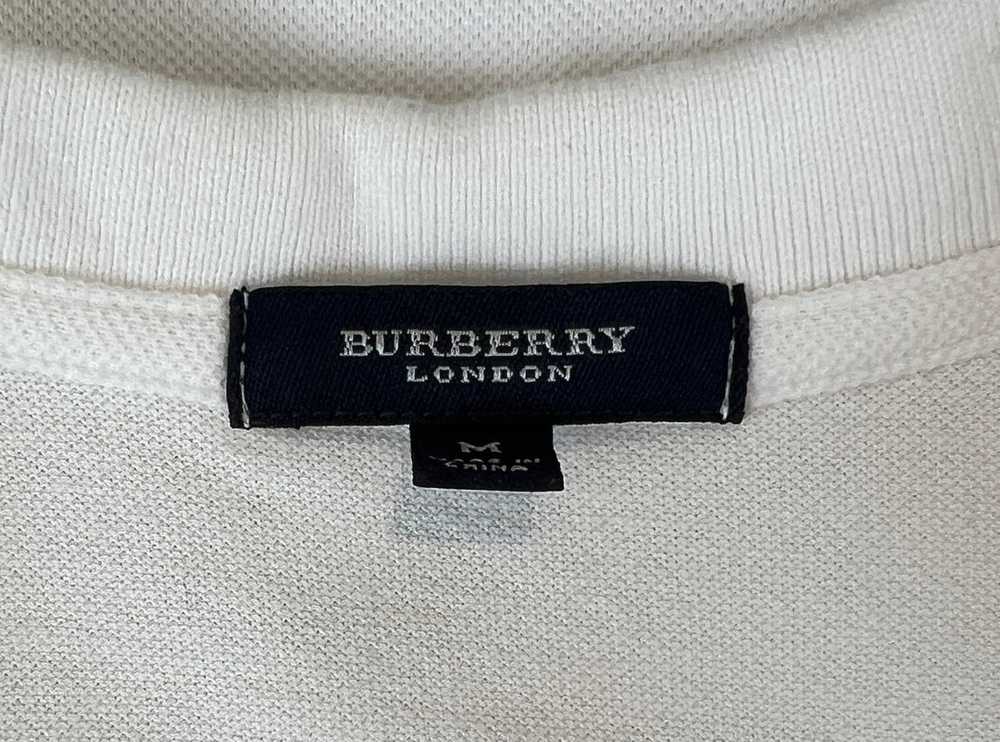 Burberry White Cotton Polo Shirt, M - image 6