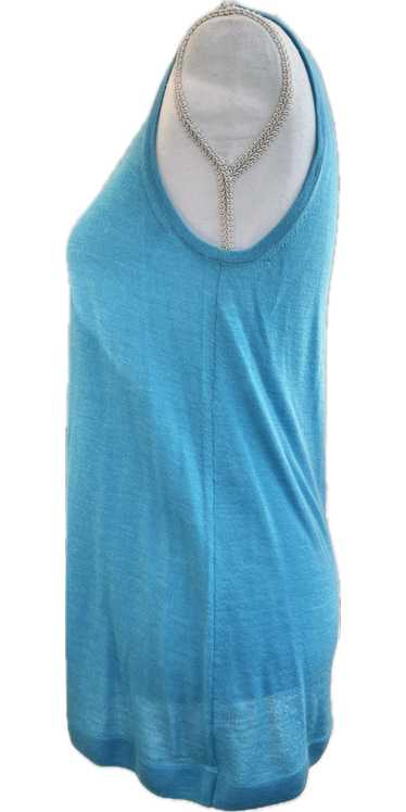 Kinross Aqua Cashmere Sleeveless Sweater, M - image 1