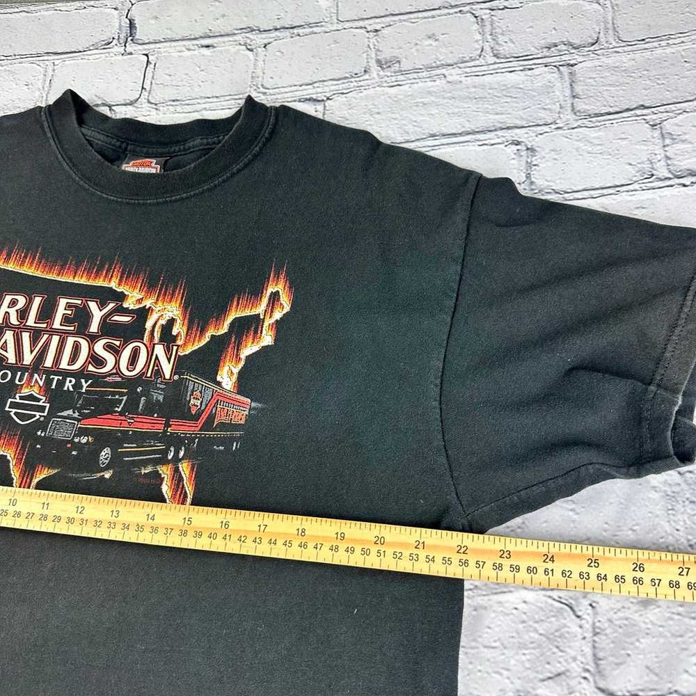 Harley Davidson T-shirt Size XLarge Fort Thunder … - image 4