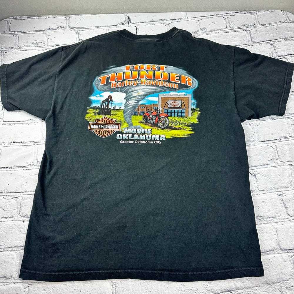 Harley Davidson T-shirt Size XLarge Fort Thunder … - image 6