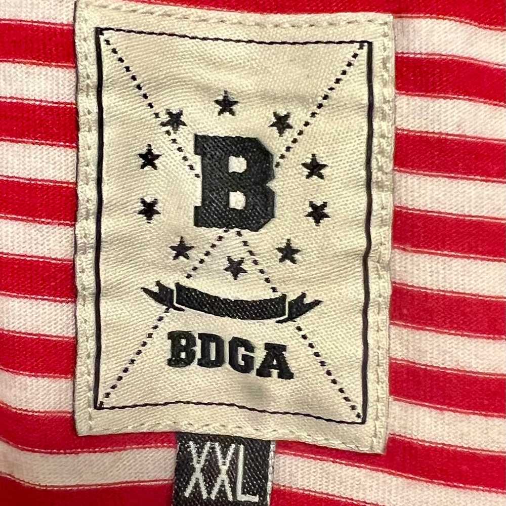 Authentic Bodega BDGA multicolor striped Tee T-sh… - image 3