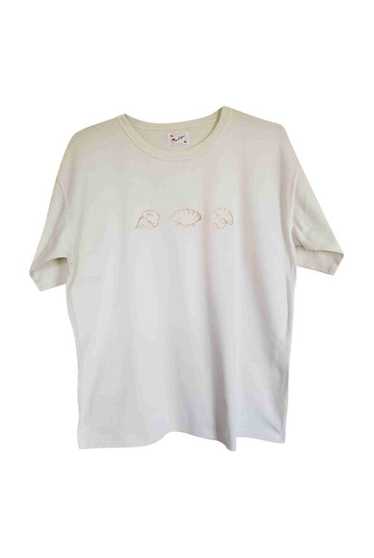 Cotton T-shirt - Embroidered t-shirt 100% cotton … - image 1
