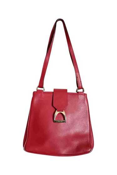 Lancel bag - Lancel bag, in burgundy red grained l