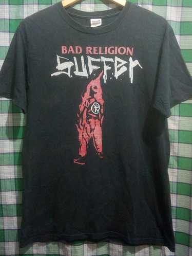 Men's BAD RELIGION Grey Champion HOODIE XL rare LOS ANGELES band tour Shirt
