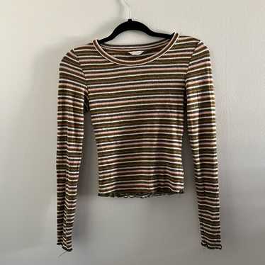 Aeropostale Vintage Striped Long Sleeve Top