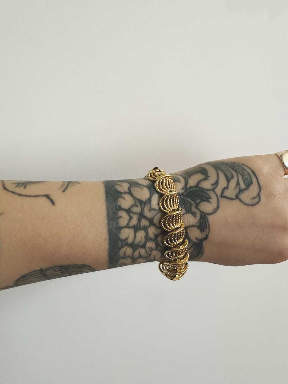 Vintage Gold Tone Bracelet - image 1