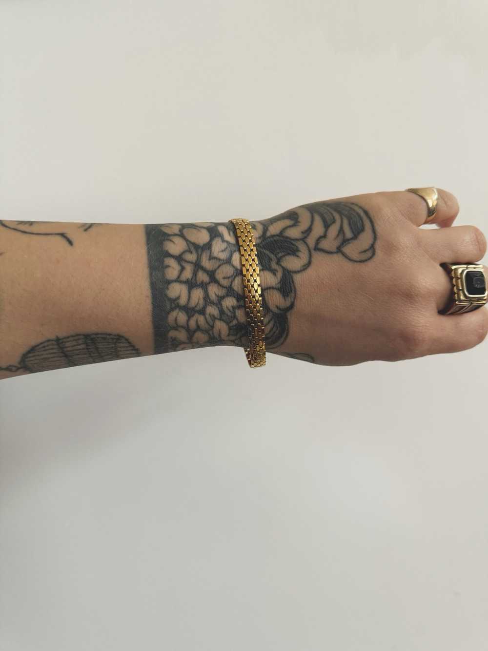 70s/80s Gold Tone Napier Bracelet - image 1