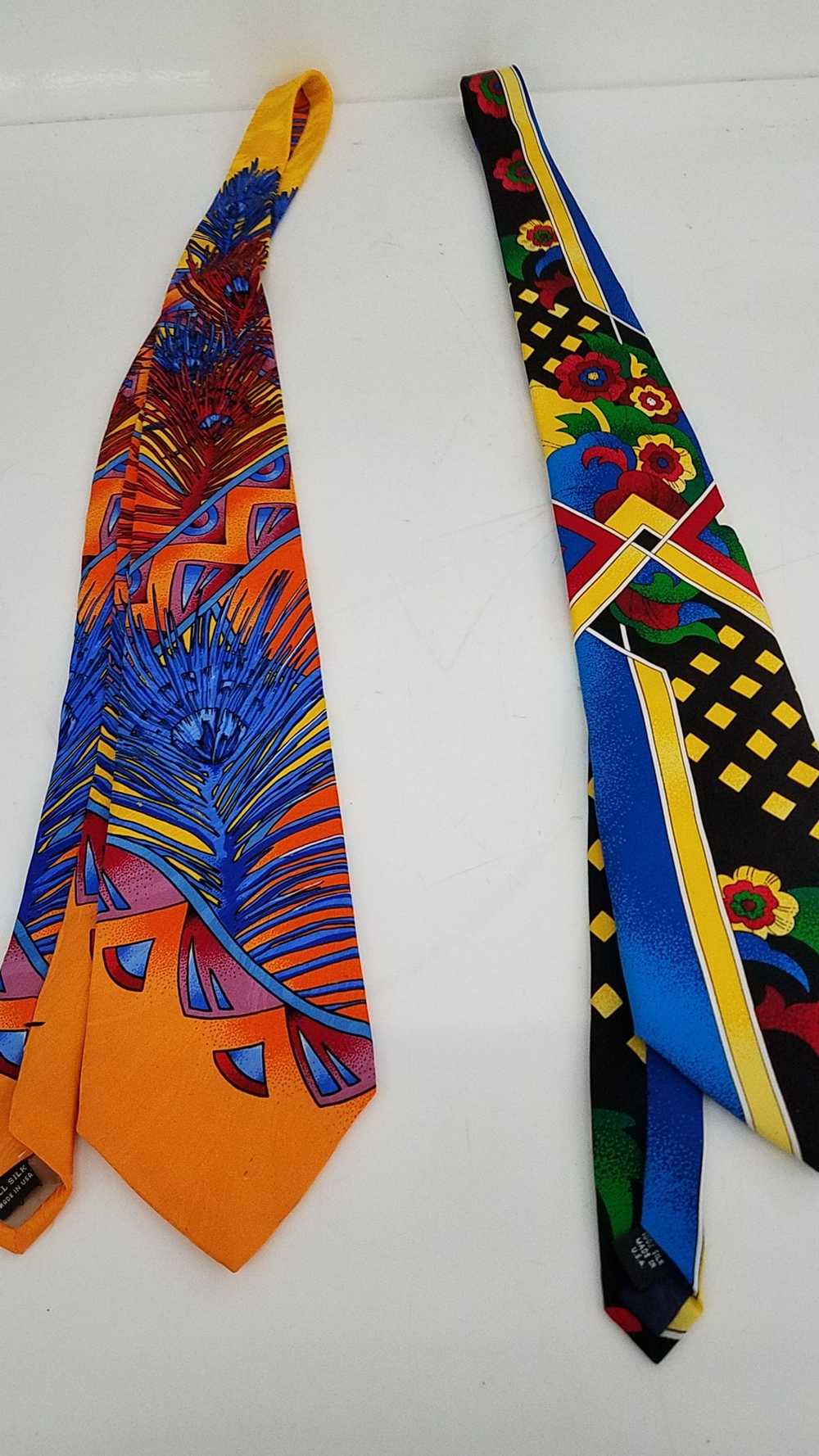 Rush Limbaugh No Boundaries Collection Neckties x2 - image 1