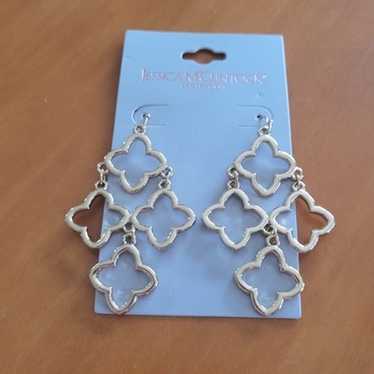 Jessica McClintock Gold Drop Dangle Earrings - image 1