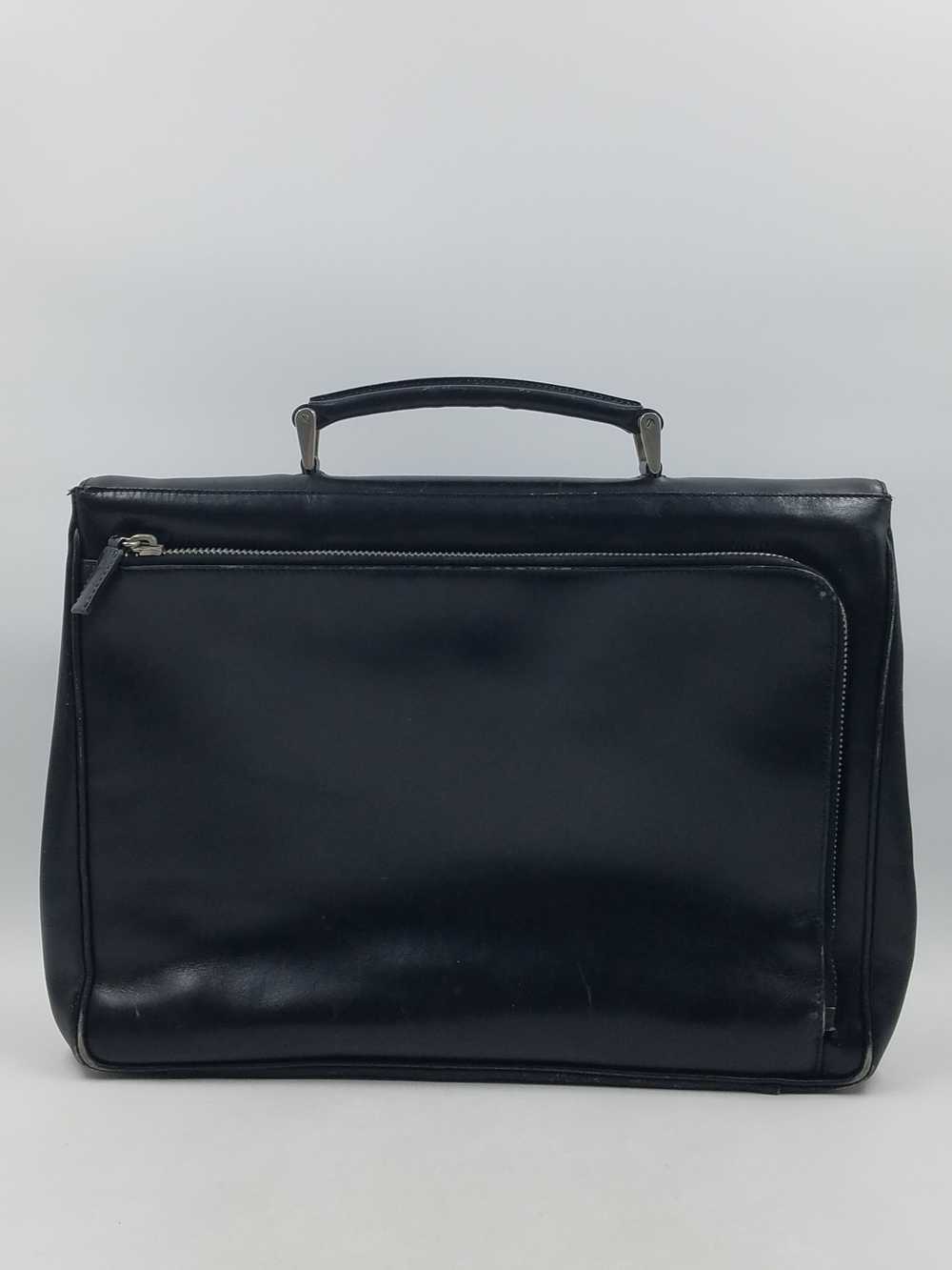 Authentic Prada Black Leather Briefcase - image 2