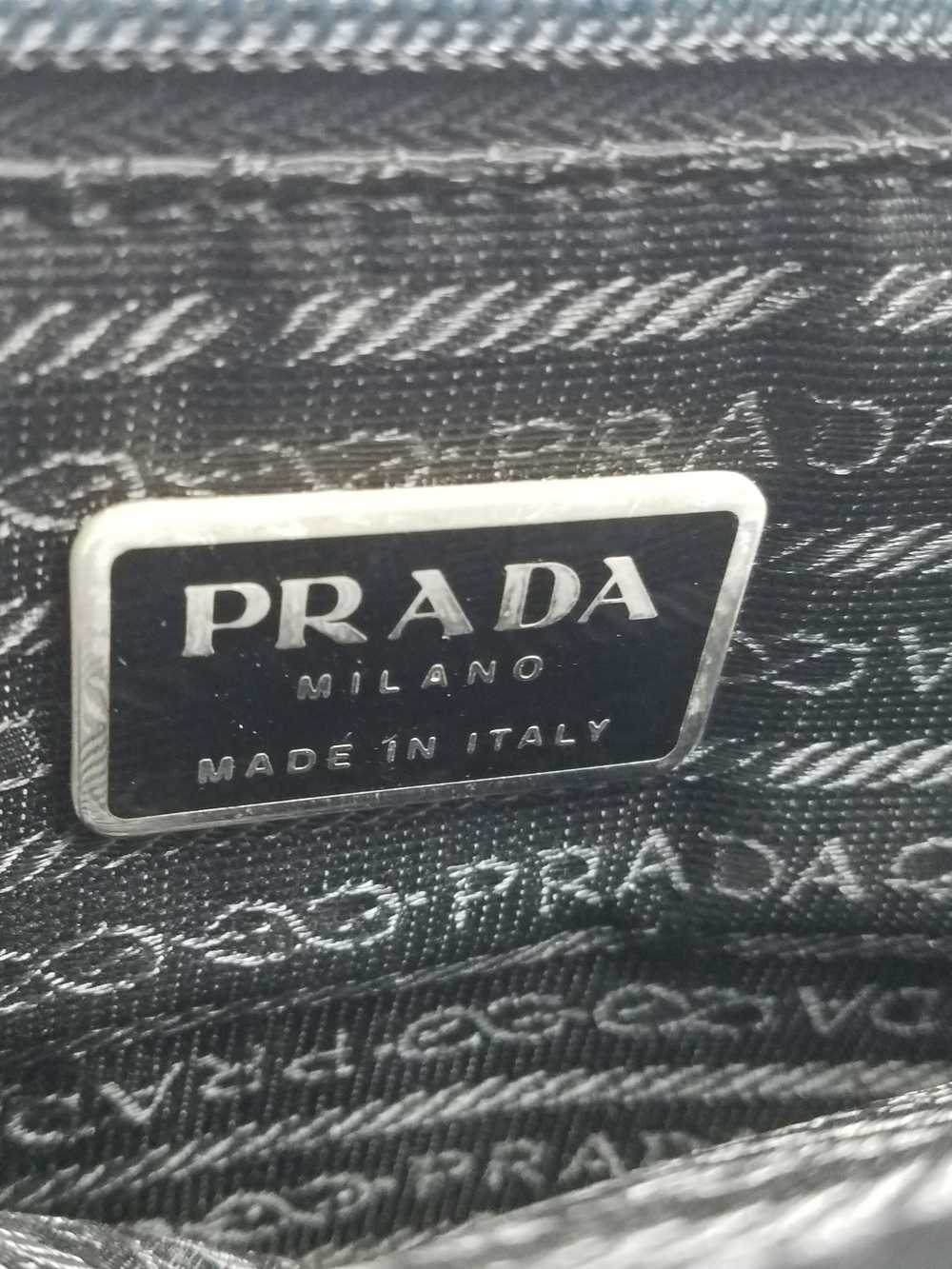 Authentic Prada Black Leather Briefcase - image 6