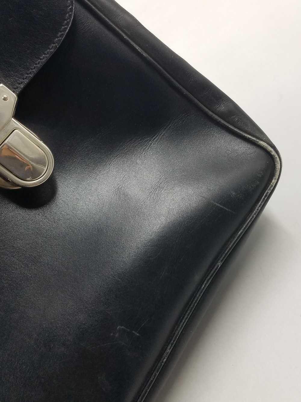 Authentic Prada Black Leather Briefcase - image 8