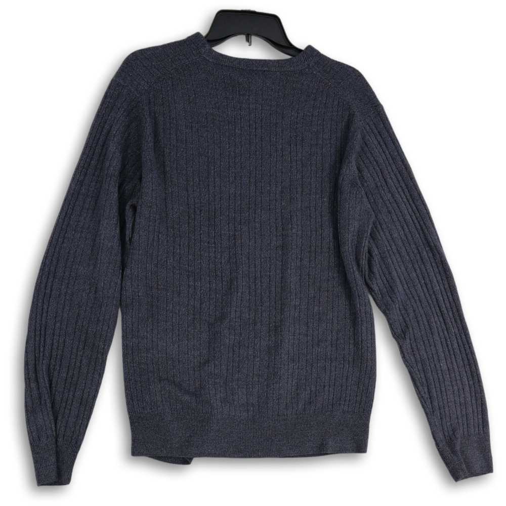 Dockers Womens Blue Knitted Crew Neck Long Sleeve… - image 2