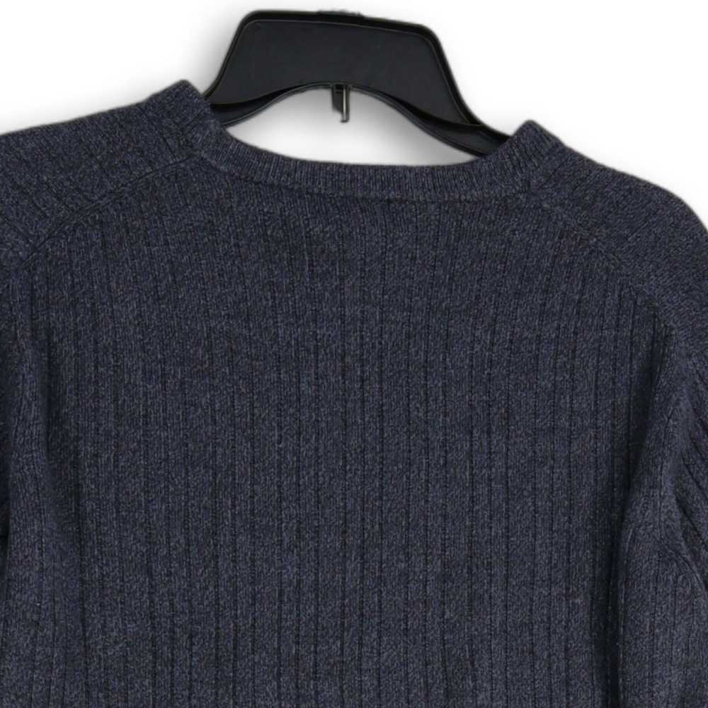 Dockers Womens Blue Knitted Crew Neck Long Sleeve… - image 4