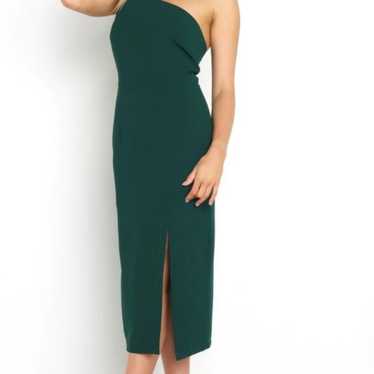 Petal and Pup Xiomar emerald midi dress - image 1