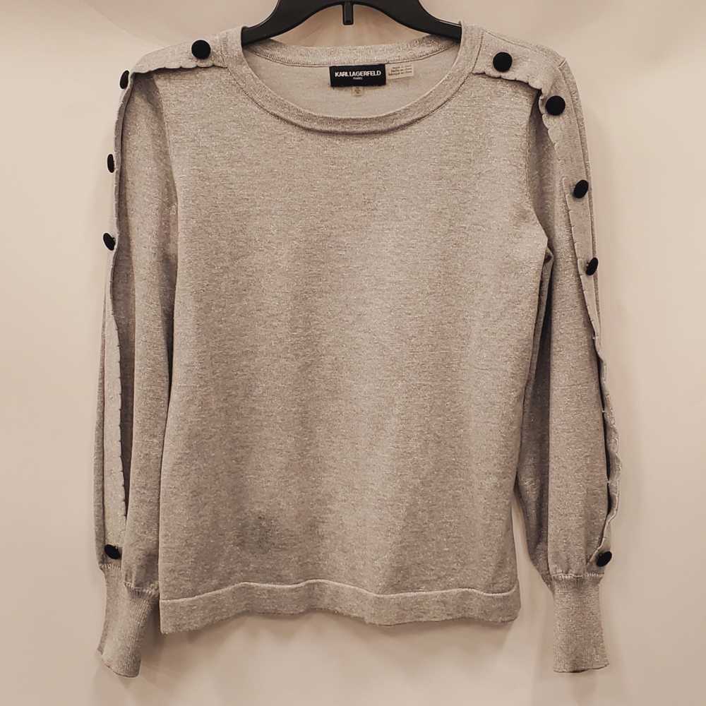 Karl Lagerfeld Women Gray Sweater XS - image 1