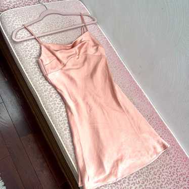 Princess Polly Pink Silk Dress | Size: 2 (S) | Wo… - image 1
