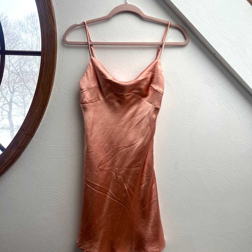 Princess Polly Pink Silk Dress | Size: 2 (S) | Wo… - image 2