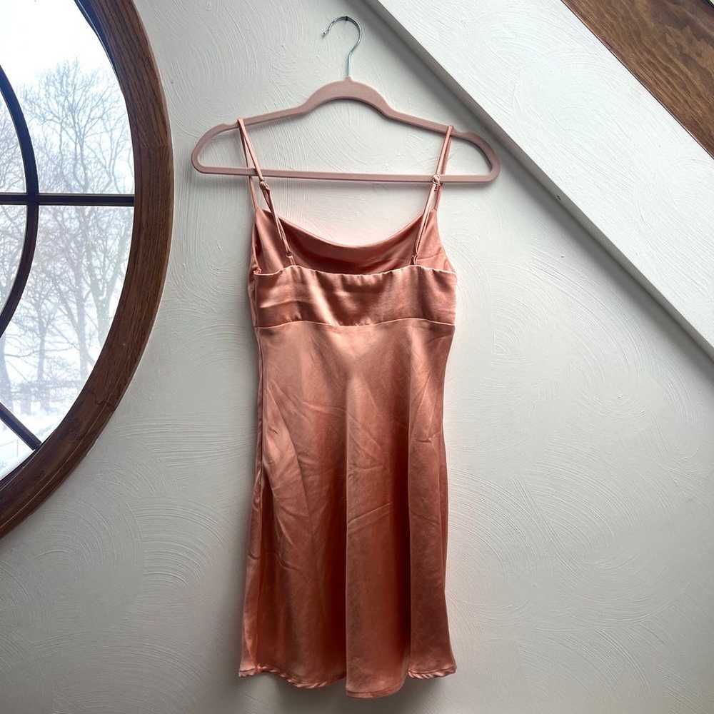 Princess Polly Pink Silk Dress | Size: 2 (S) | Wo… - image 3