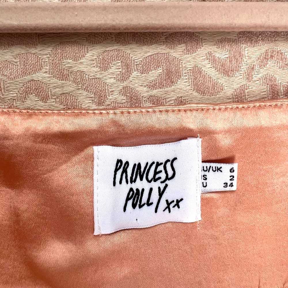 Princess Polly Pink Silk Dress | Size: 2 (S) | Wo… - image 4