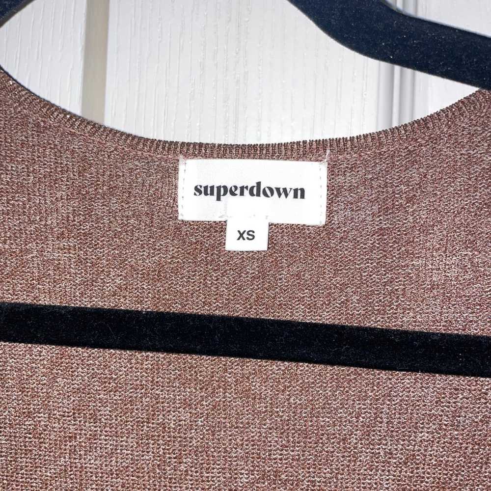 Revolve Superdown Aura Mini Dress in Mocha Metall… - image 5